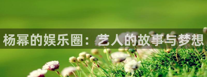 庄闲和游戏官网：杨幂的娱乐圈：艺人的故事与梦想