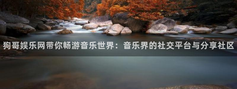 庄闲和游戏官网：狗哥娱乐网带你畅游音乐世界：音乐界的社交平台与分享社区